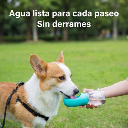 Botella de agua portátil para perros