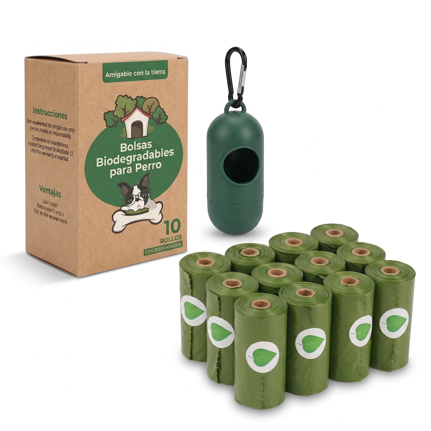 Pack Dispensador + Bolsas para Perro