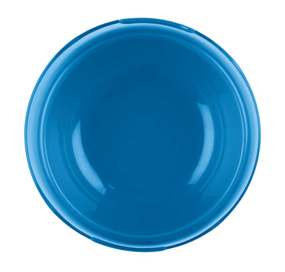 Plato redondo de plástico transparente
