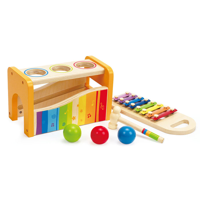 Banco Descarga y Xilófono Hape Instrumento Musical de Juguete