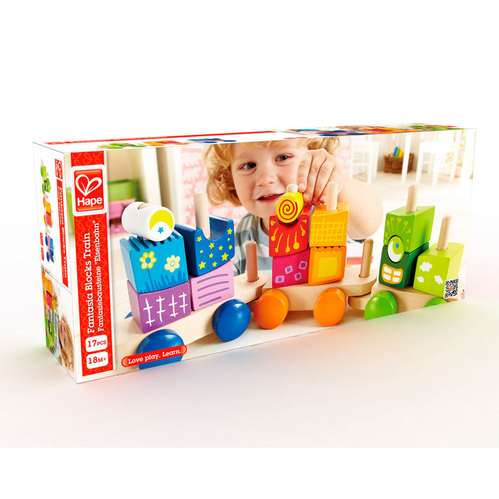Hape Fantasy Wooden Stacker Toy Train