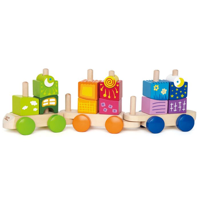 Hape Fantasy Wooden Stacker Toy Train