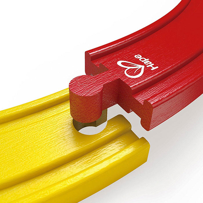 Hape Rainbow Railway Track Pack Interlocking Toy