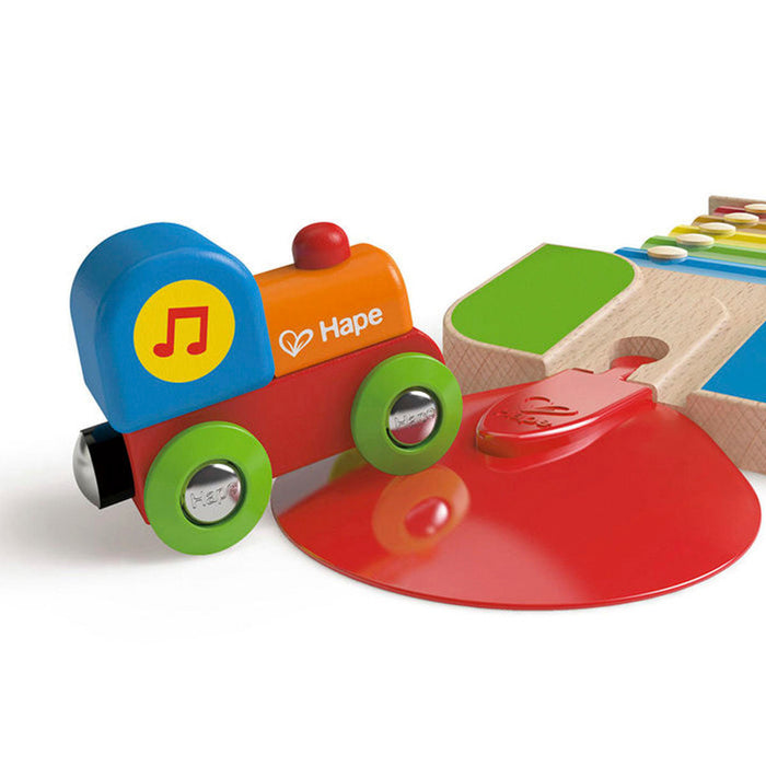 Hape Xylophone Melodic Train and Track Toy Musical Instrument