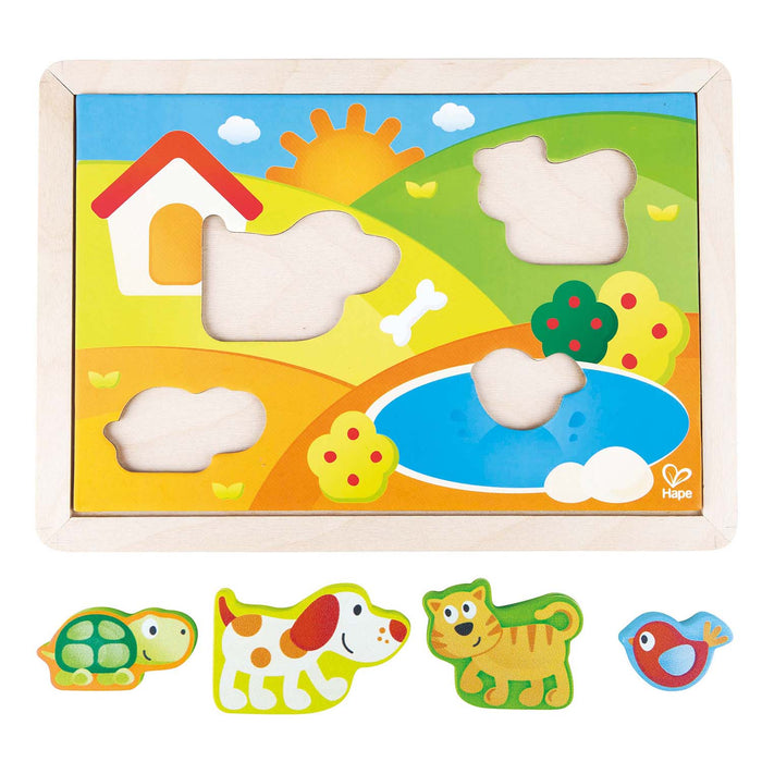Hape Sunny Valley 3-in-1 Puzzle