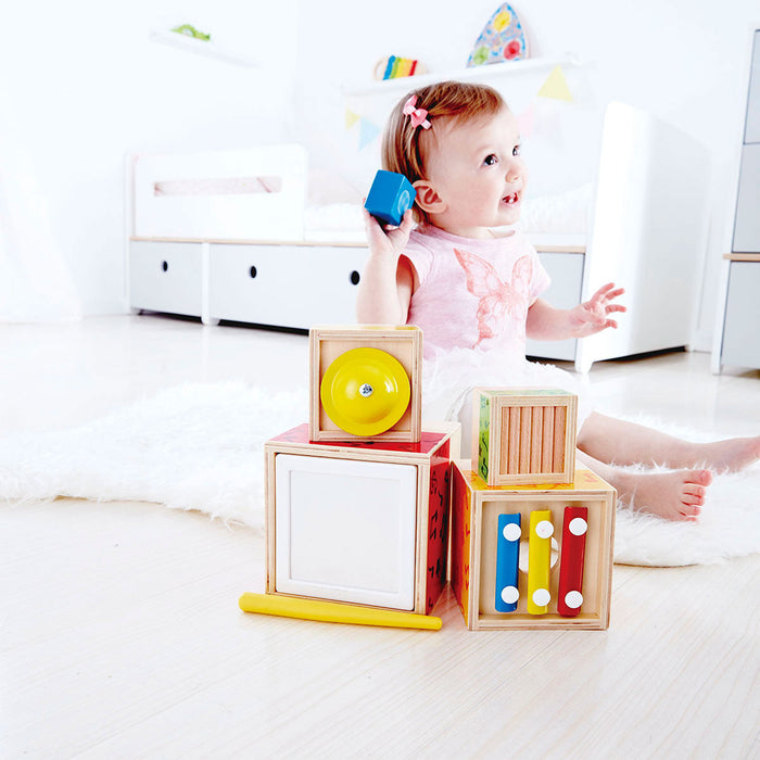 Set de Música Apilable Hape Instrumentos de Juguete