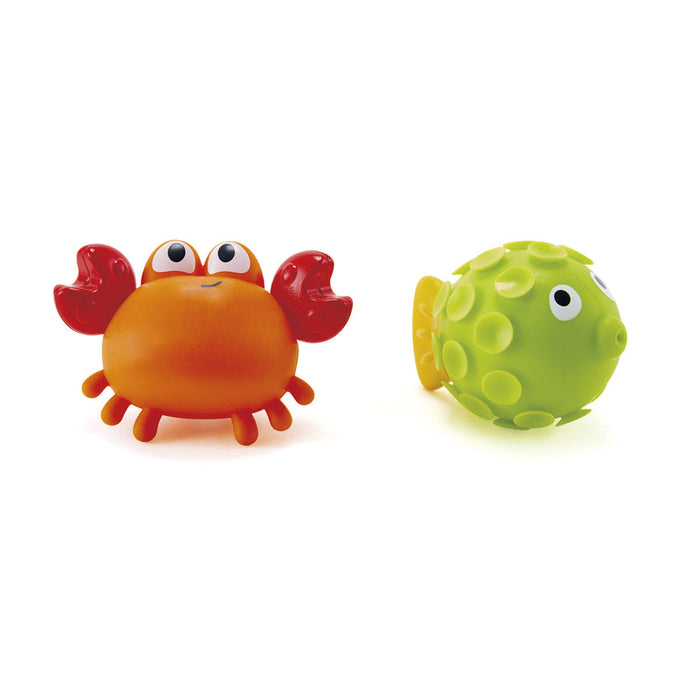 Hape Rocky Beach Friends Water Squirter Bath Toy