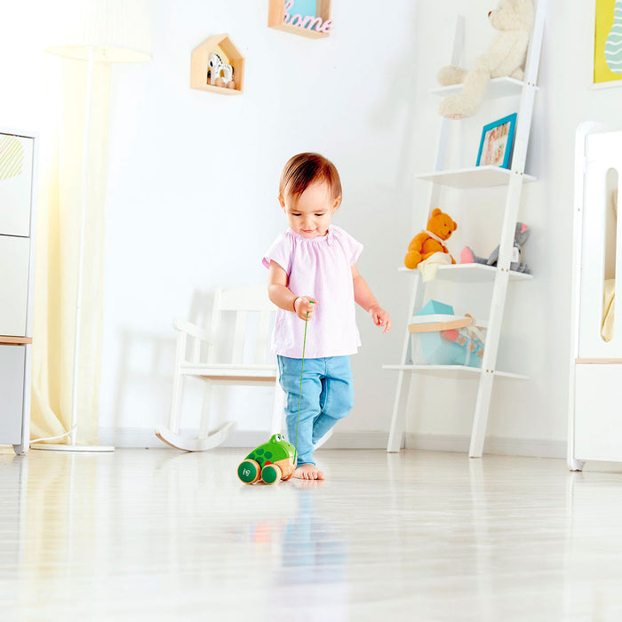 Hape Frog Pull Toy