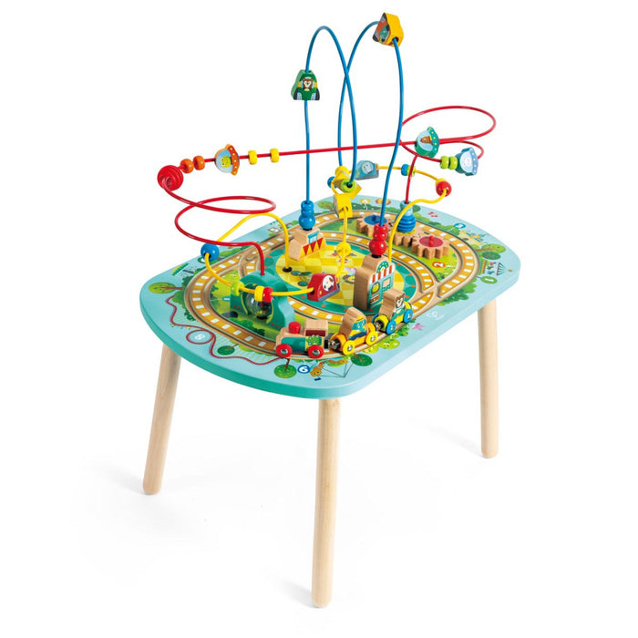 Hape Railway and Labyrinth Table