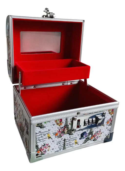 Jewelry box with mirror, 2 tiers, 16x13cm 00135039 item 21