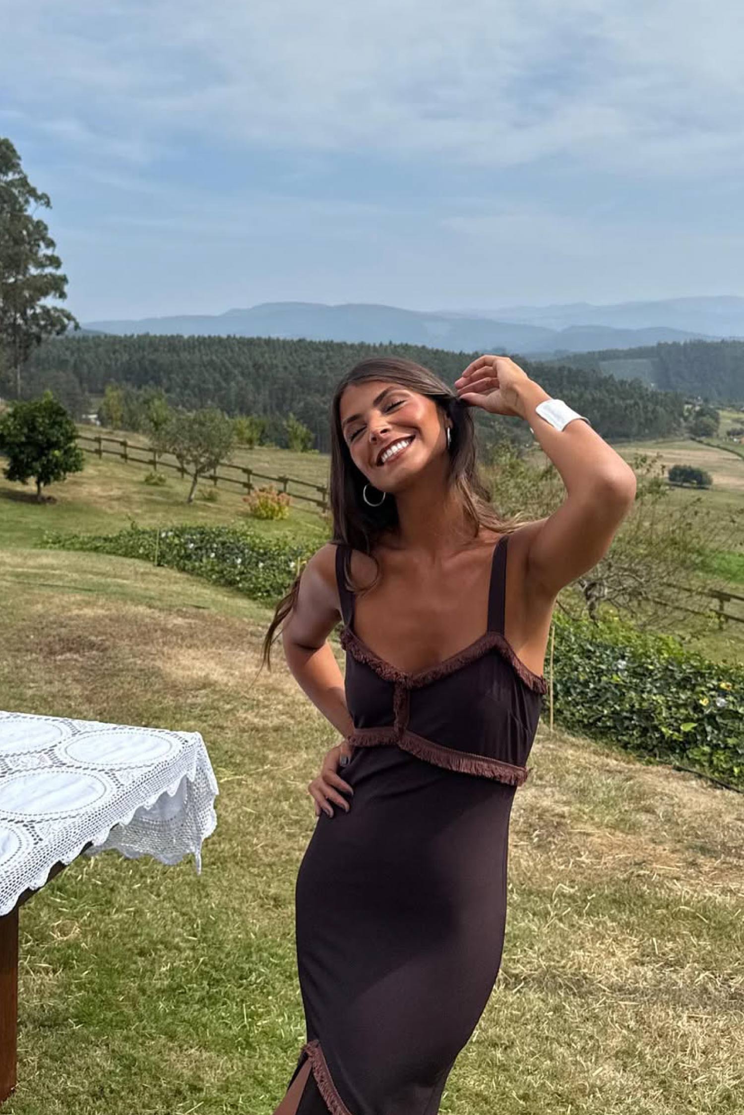 Loren Dress Brown