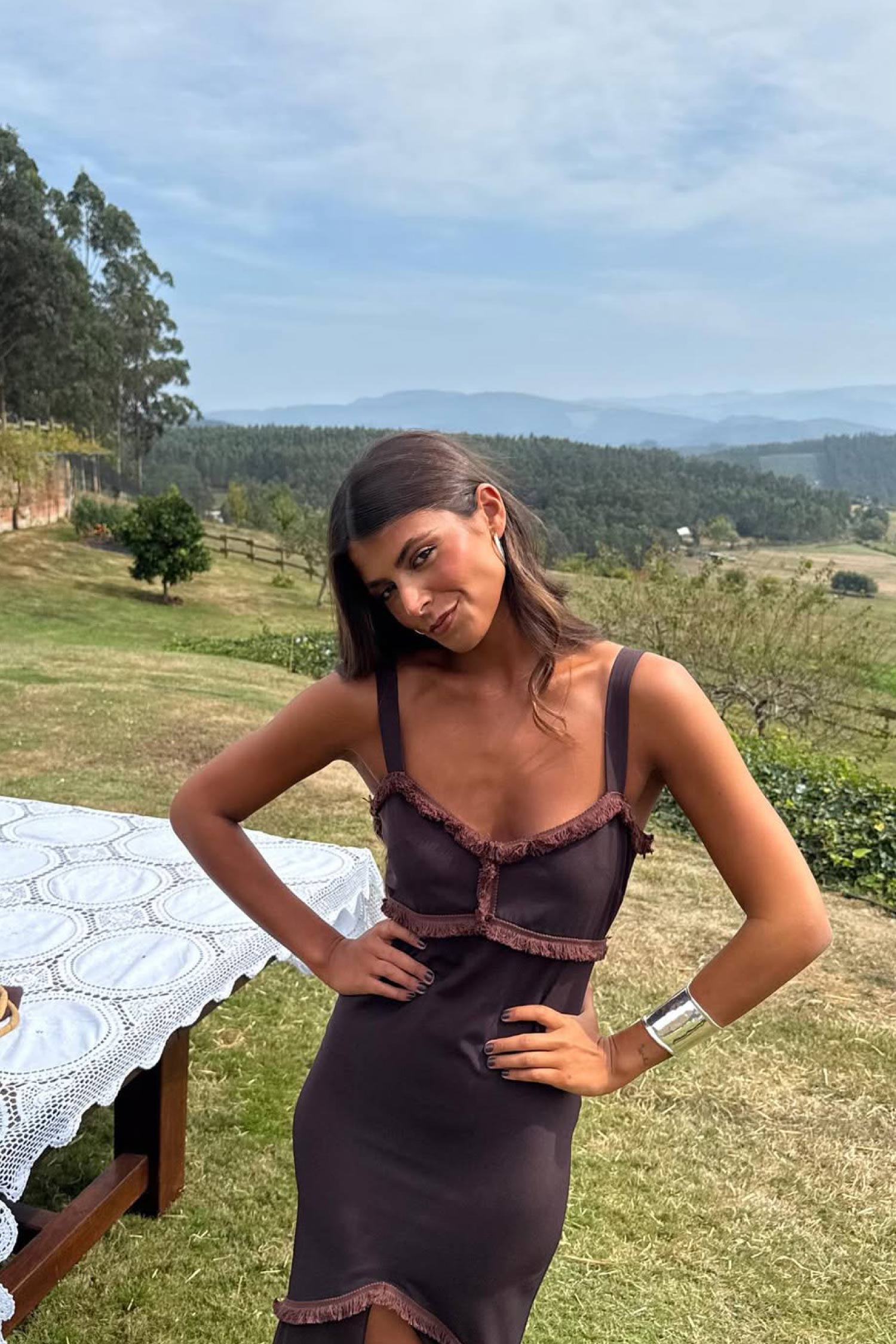 Loren Dress Brown