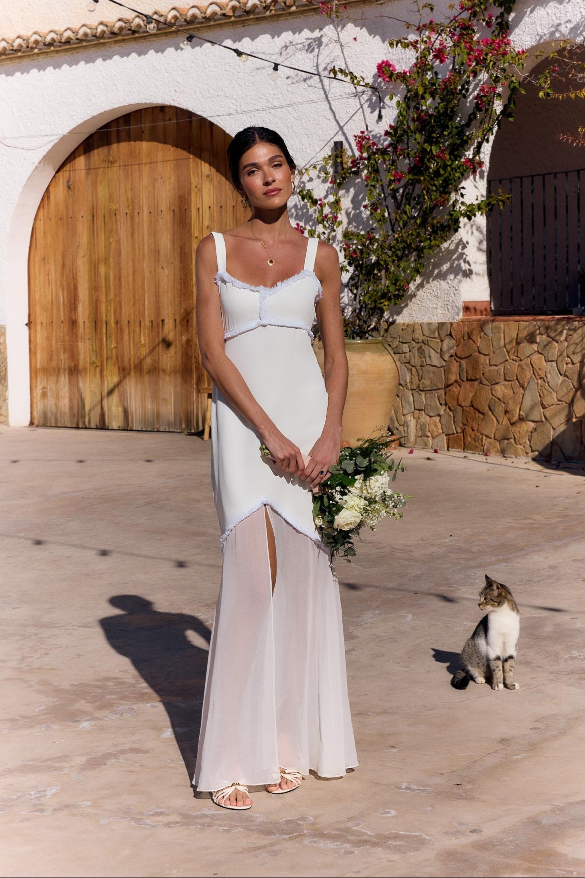 Loren Dress Ivory